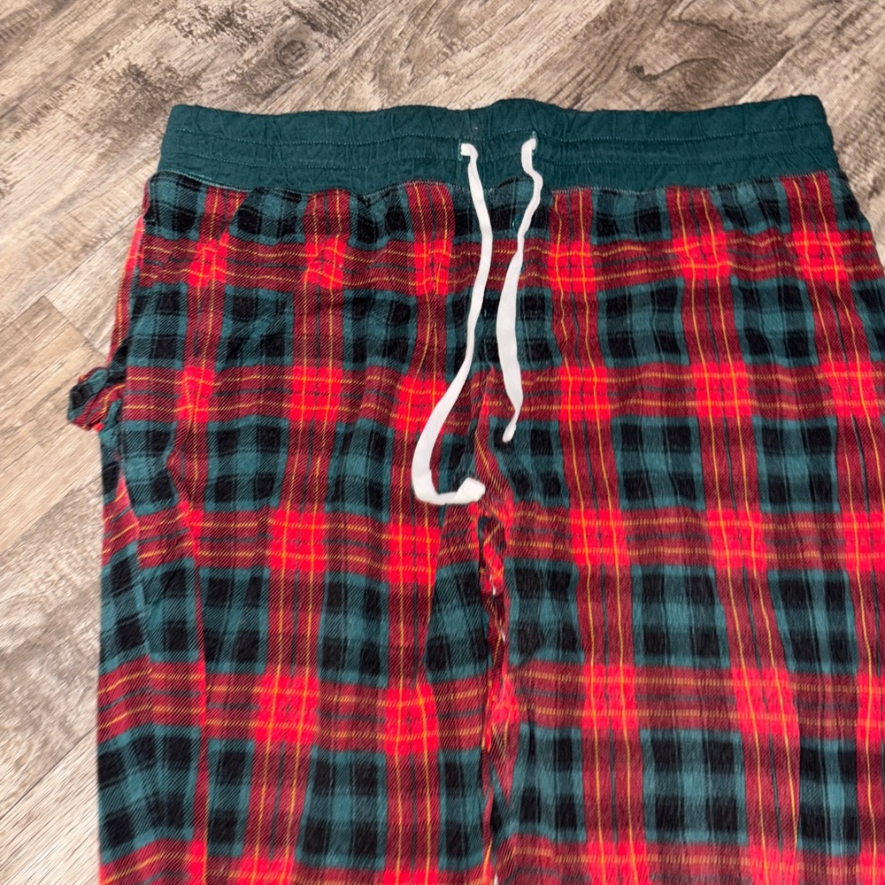 Little Sleepies Pink and Green Plaid Pajama Pants